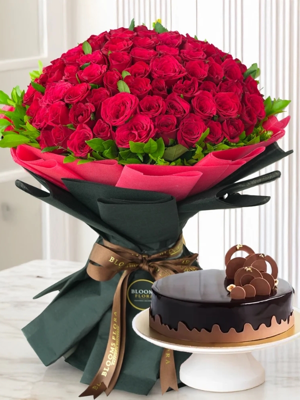  Send Flowers to Alanya - 101 Rose Bouquets & Special Cake